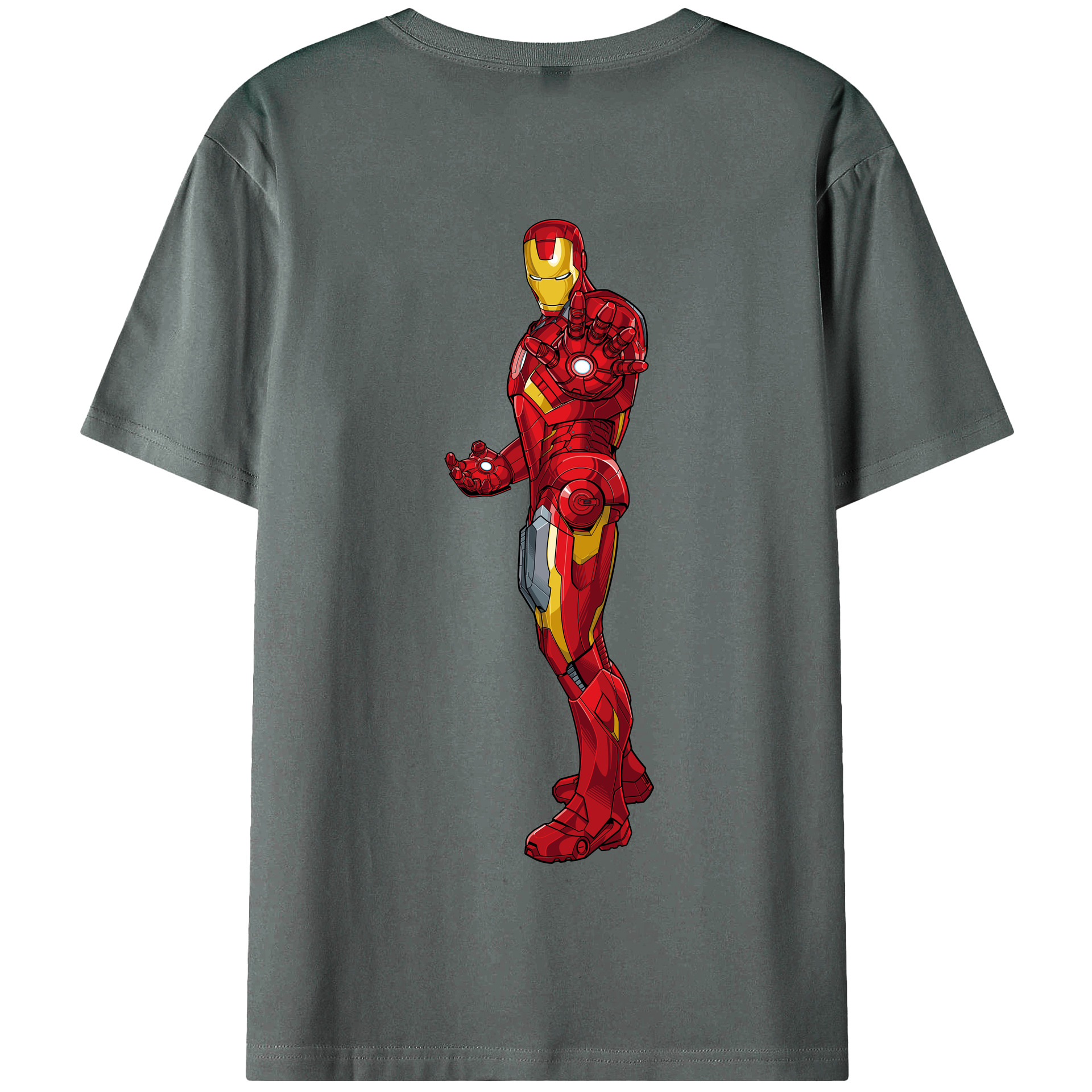 （画像用） アベンジャーズ The Avengers 綿100％半袖Tシャツ（背面プリント）